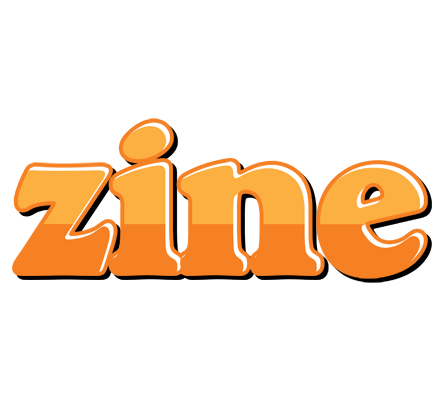 Zine orange logo