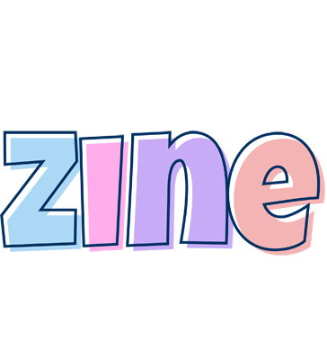 Zine pastel logo