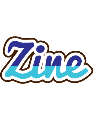 Zine raining logo