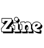 Zine snowing logo