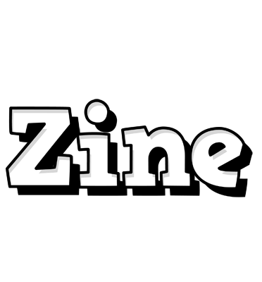 Zine snowing logo