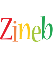 Zineb birthday logo