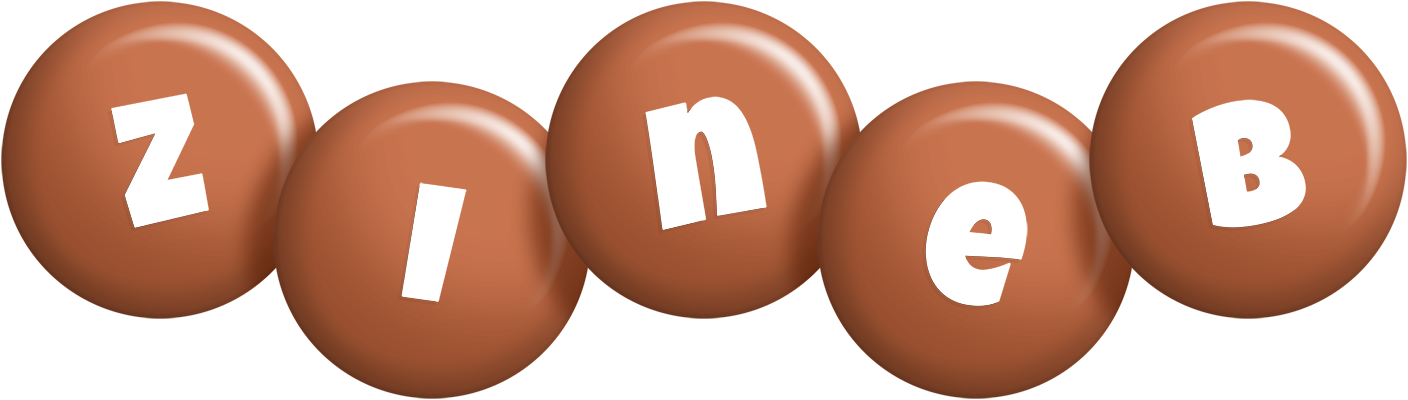 Zineb candy-brown logo