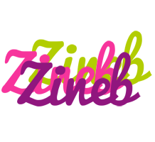 Zineb flowers logo