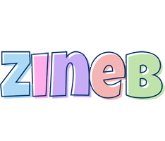 Zineb pastel logo