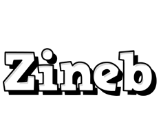 Zineb snowing logo