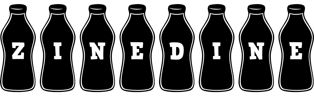 Zinedine bottle logo