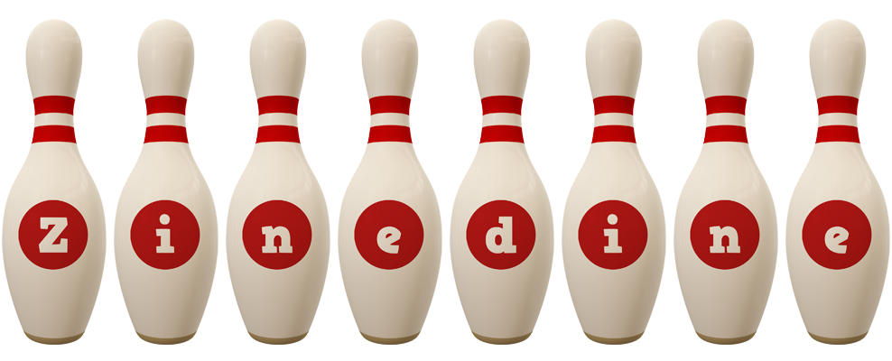 Zinedine bowling-pin logo