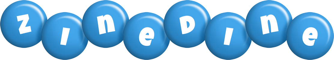 Zinedine candy-blue logo