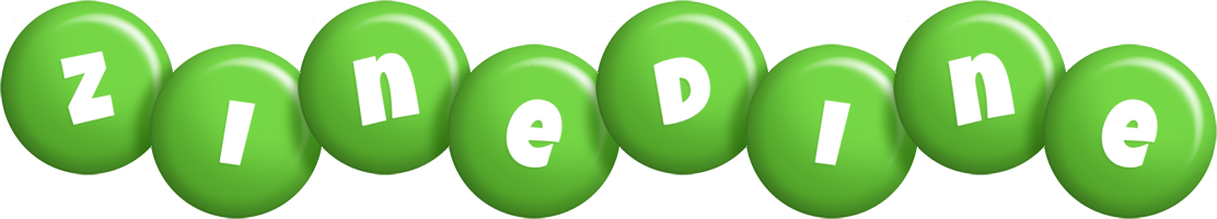 Zinedine candy-green logo