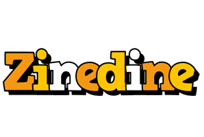 Zinedine cartoon logo