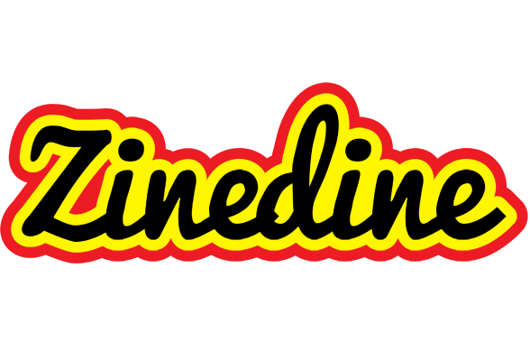 Zinedine flaming logo