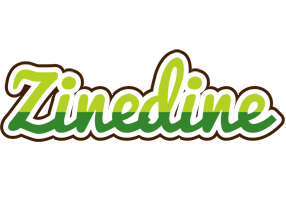 Zinedine golfing logo