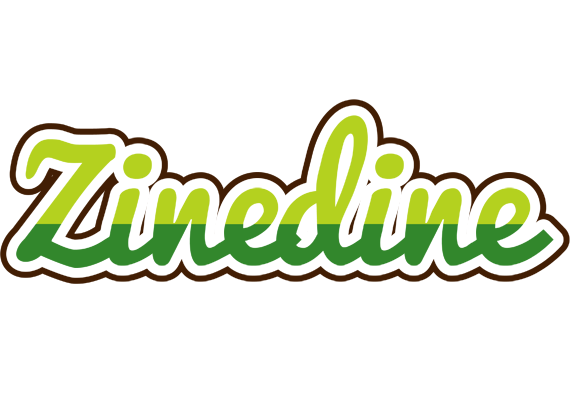 Zinedine golfing logo