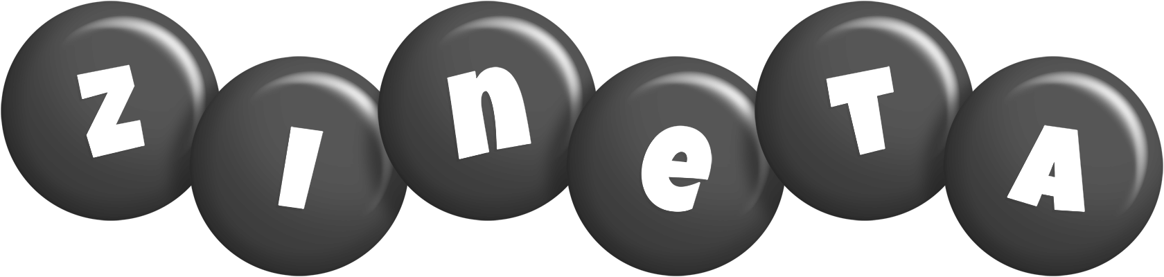Zineta candy-black logo