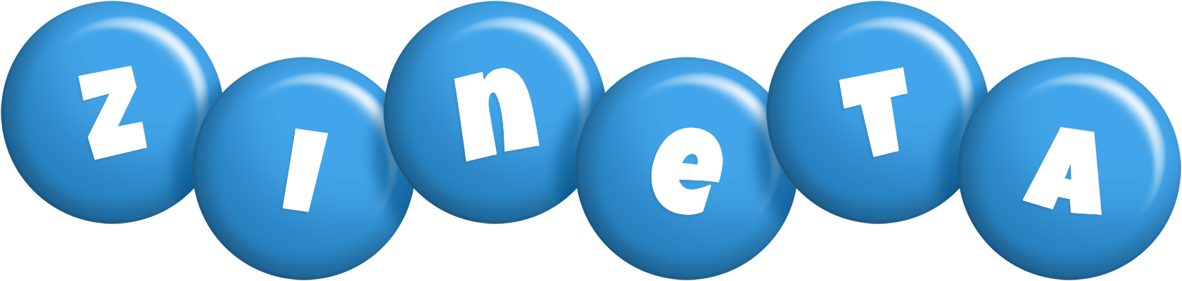 Zineta candy-blue logo