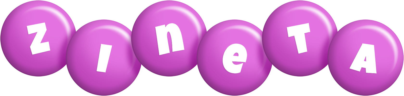 Zineta candy-purple logo