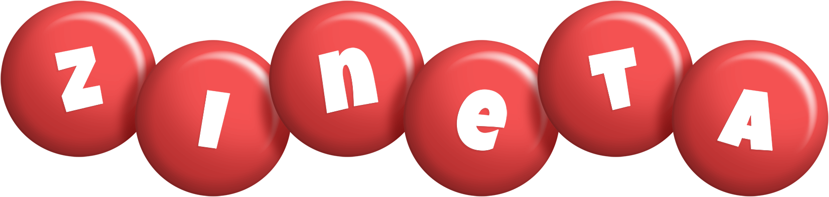 Zineta candy-red logo
