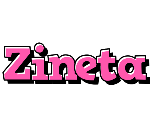 Zineta girlish logo