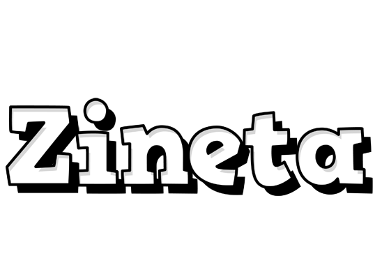 Zineta snowing logo