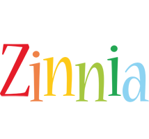 Zinnia birthday logo