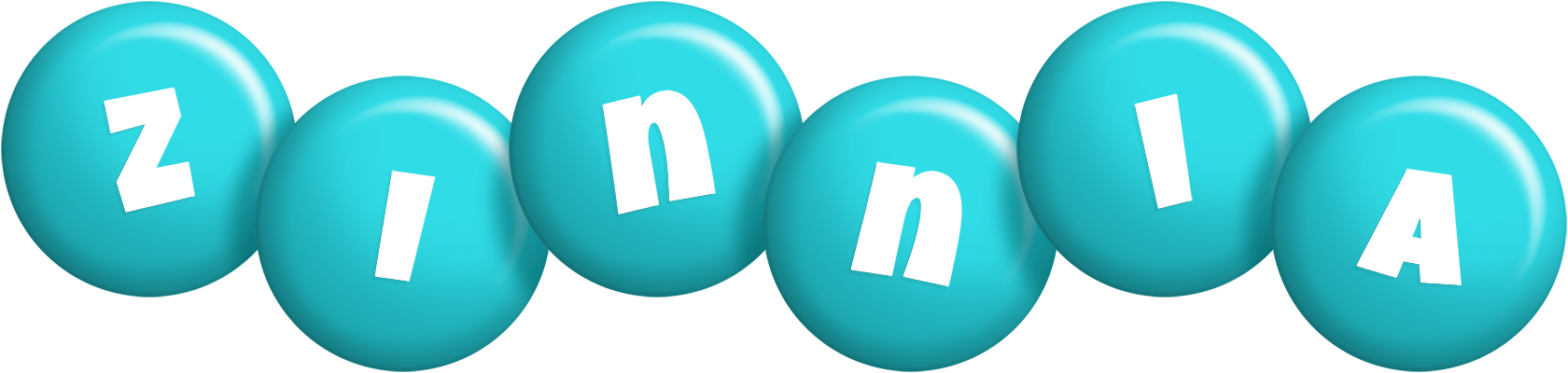 Zinnia candy-azur logo