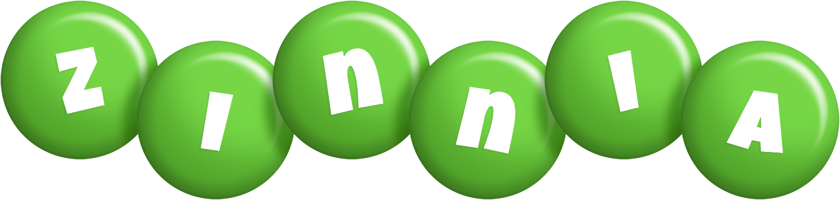 Zinnia candy-green logo