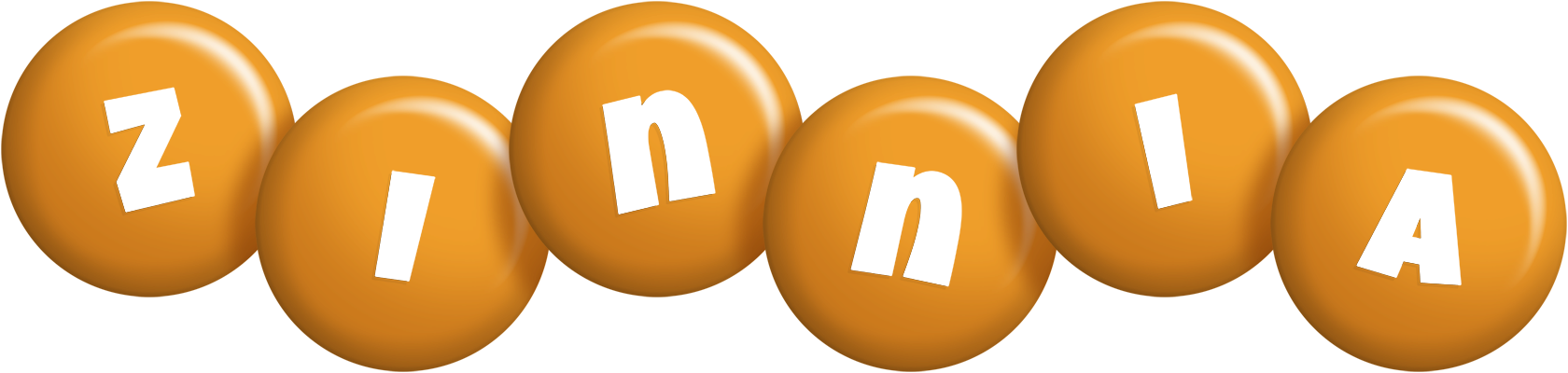 Zinnia candy-orange logo