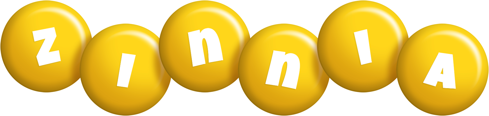 Zinnia candy-yellow logo
