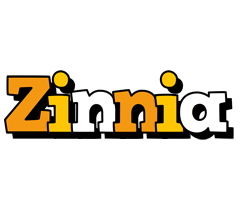 Zinnia cartoon logo