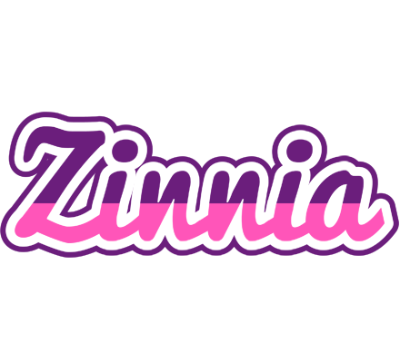 Zinnia cheerful logo
