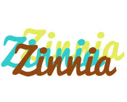 Zinnia cupcake logo