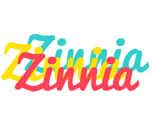 Zinnia disco logo