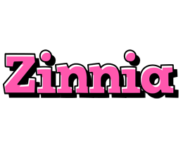 Zinnia girlish logo