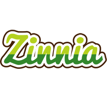 Zinnia golfing logo