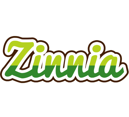 Zinnia golfing logo