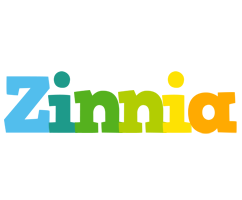 Zinnia rainbows logo