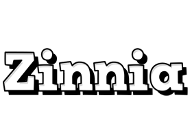 Zinnia snowing logo