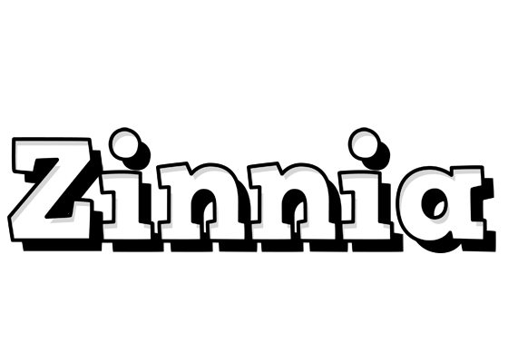 Zinnia snowing logo