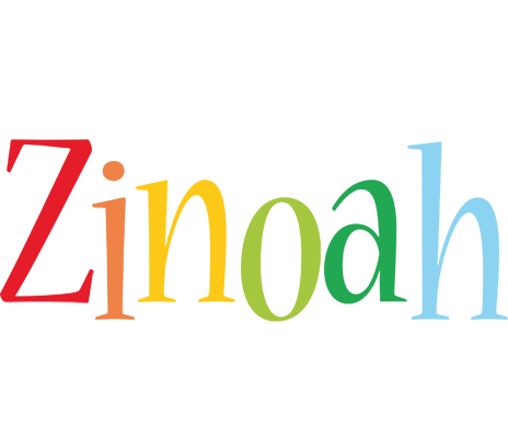 Zinoah birthday logo