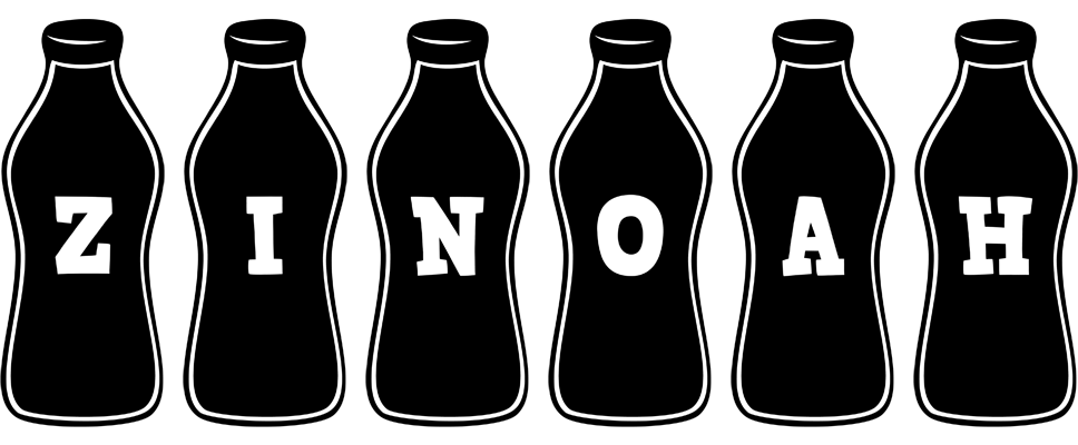 Zinoah bottle logo