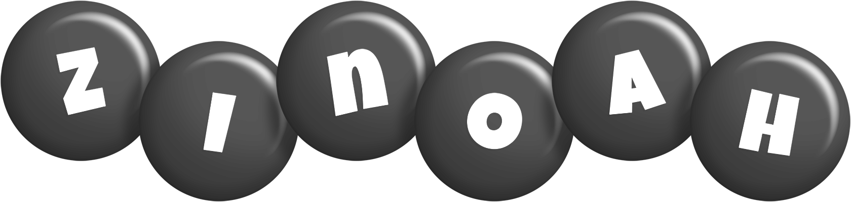 Zinoah candy-black logo