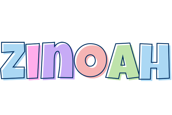 Zinoah pastel logo