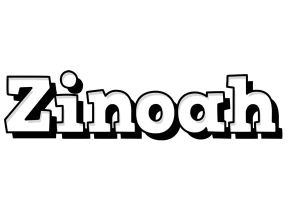 Zinoah snowing logo
