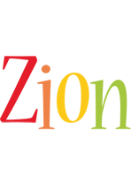 Zion birthday logo