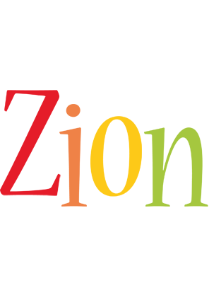 Zion birthday logo