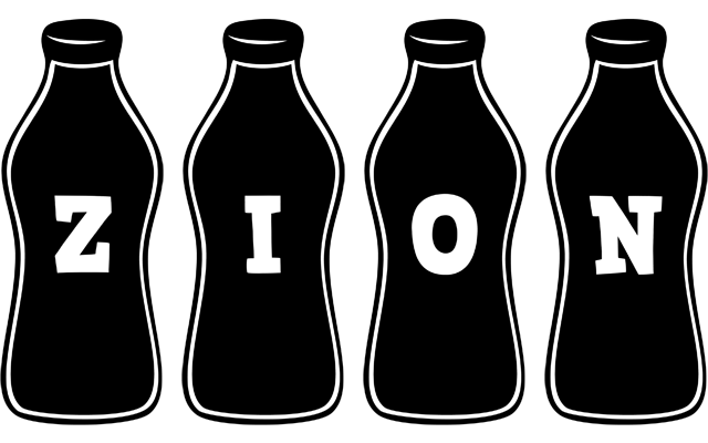Zion bottle logo