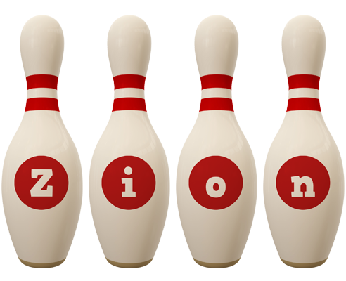 Zion bowling-pin logo