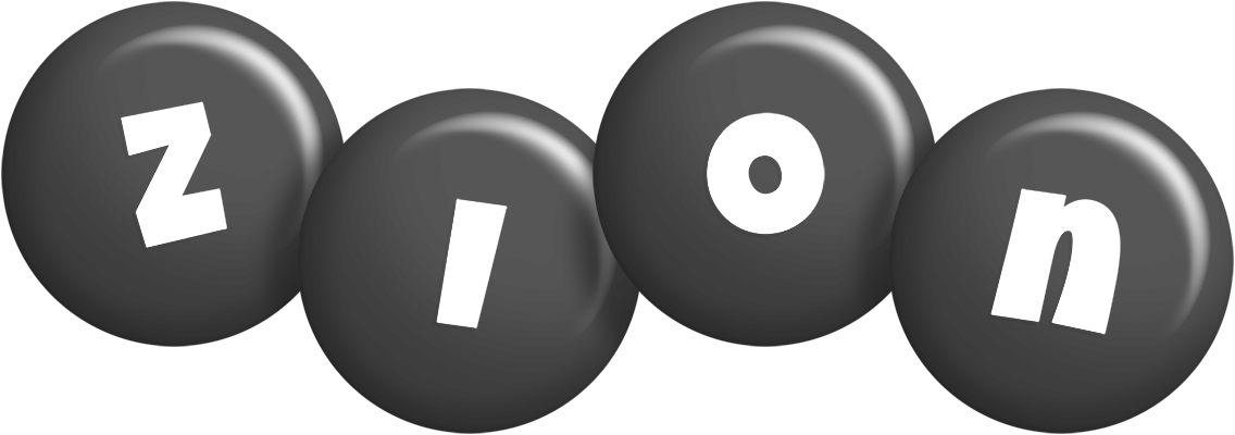 Zion candy-black logo