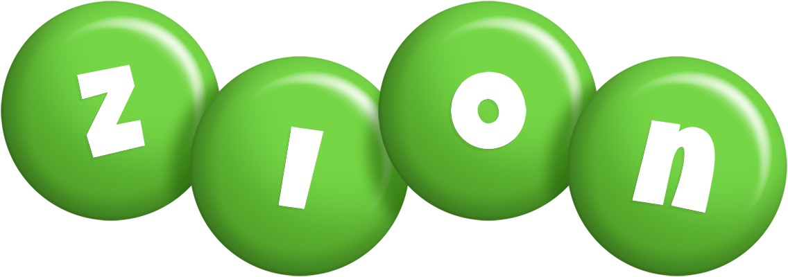 Zion candy-green logo